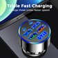 📢📢50% OFF !! ⏰6-In-1 Car Fast Phone Charger with Voltage Display