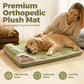 🐾 Premium Plush Pet Sleeping Mat – Orthopedic Support, Crystal Velvet Softness & Ergonomic Neck Pillow Edge 🛏️