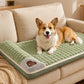 🐾 Premium Plush Pet Sleeping Mat – Orthopedic Support, Crystal Velvet Softness & Ergonomic Neck Pillow Edge 🛏️