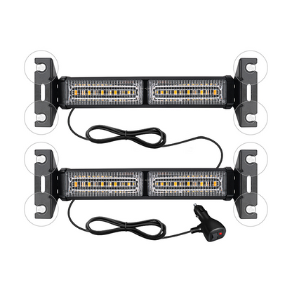 🎉 2026 Sale — Over 16,800 Sold!🚨 High-Visibility LED Strobe Light Bar – Suction Cup Mount ✨