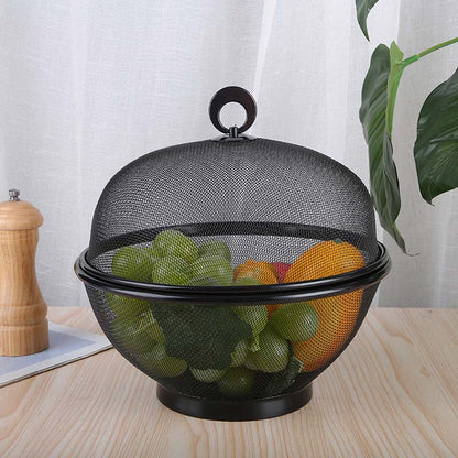🍃 🧺 Fruit basket with lid – Breathable, Drainable, Insect Proof ✨