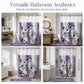 Elegant Printed Double Layer Grommet Shower Curtain