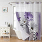 Elegant Printed Double Layer Grommet Shower Curtain
