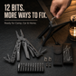 ⚙️ Portable Folding Multi‑Tool Pliers with Pouch – Sturdy, Compact, Multi‑Functional ✨