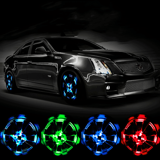 Turn Heads & Stay Safe – Weatherproof LED Tyre Lights with Long Battery Life. Free UK Delivery