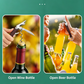 Portable 3‑in‑1 Wine Key, Wine & Beer Corkscrew Opener with Folding Knife
