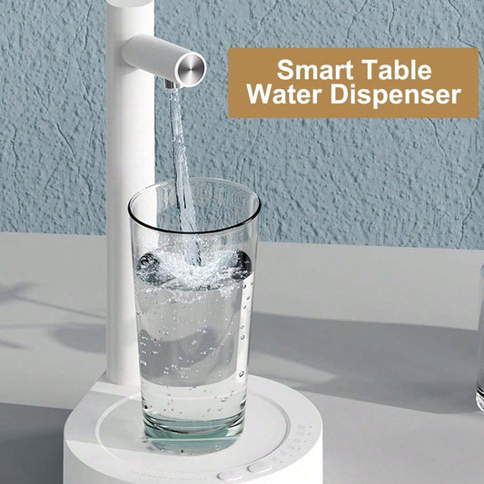 Tenzo Rechargeable Desktop Water Dispenser – One‑Tap Control, Compact, Type‑C Charged ✨