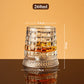 🥃360° Rotating Whiskey Glass Tumbler – Smooth Swivel Base, Crystal Clear Glass, Heavy Bottom for Balanced Sipping ✨