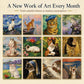 🐱📅 19,842 Sold – 2027 Funny Cat Meme Calendar – Cheerful Painterly Art, Easy Monthly Planning & Gift-Ready 🎁