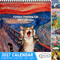 🐱📅 19,842 Sold – 2027 Funny Cat Meme Calendar – Cheerful Painterly Art, Easy Monthly Planning & Gift-Ready 🎁