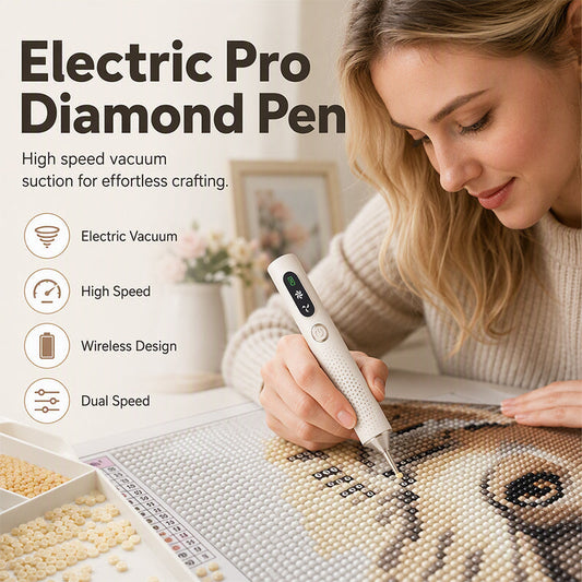 ✨ Rechargeable Electric Diamond Pen – Precise, Comfortable, Time‑Saving