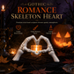 ✨ Halloween Resin Skeleton Figurine – Heart Hand Gesture, Gothic, Desktop Decor 🖤