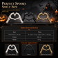 ✨ Halloween Resin Skeleton Figurine – Heart Hand Gesture, Gothic, Desktop Decor 🖤