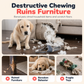 🦴 Durable Dog Chew Toy: Rotating Rings, Multi-Texture, TPR, for All Breeds, Indoor & Outdoor