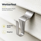 Heavy Duty 304 Stainless Steel Vinyl Siding Hooks – No-Drill Seam Slide Installation, Slim Low-Profile Design & Rust-Resistant Construction – 10 or 20 Pieces for Lightweight Decor 🔩