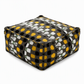 ⏰Storage Stool Cover: Fill with Clothes, 100kg Support, Wide Zipper, Washable, 45x45x23cm