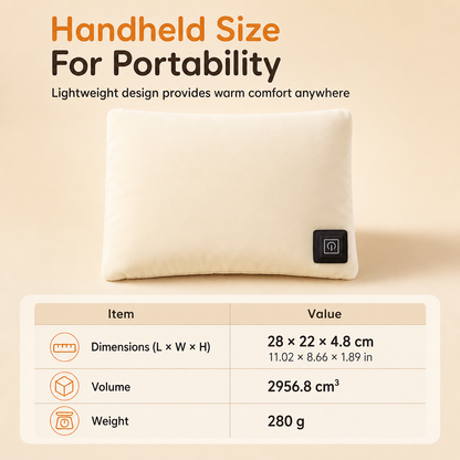 Portable Rechargeable Graphene Hand Warmer | Waterless Explosion Proof Plush Handheld Heating Bag♨️💦