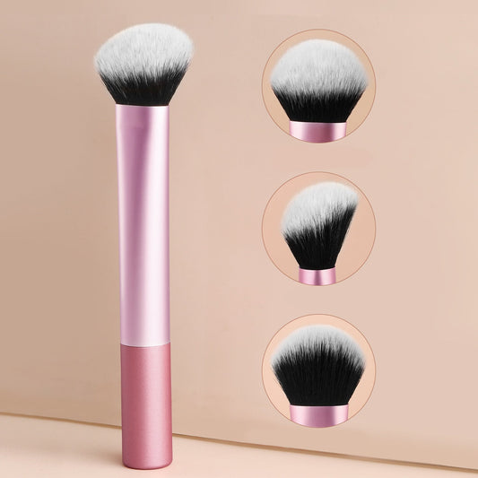 Round-headed makeup brush