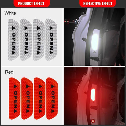 Car Anti-collision Reflective Warning Sticker (8 PCS)