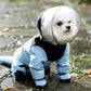 ☔ Cute Full Wrap Pet Rain Coat with Mask – Waterproof, Windproof, Full Coverage ✨
