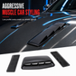 ✨ Car Hood Fake Air Vent Sticker – Shark Gill Style, Sport Look, No Drilling 🏎️