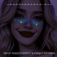 📢 BUY 1 GET 1 FREE !! ✨ Halloween Luminous Face Tattoo Stickers – Glow In Dark, Waterproof, Easy Apply 🎃