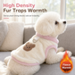 🐶Cozy Winter Pet Vest – Soft Plush with Adorable Bear Embroidery