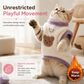 🐶Cozy Winter Pet Vest – Soft Plush with Adorable Bear Embroidery