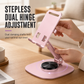 ✨Premium All-Metal Phone Stand – 360° Rotating Desktop Holder
