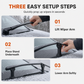 2-Pack Car Stand Plastic Anti-Freeze Wiper Protector for Winter