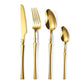 🥂304 Stainless Steel Cutlery Set – Elegant Slim-Design Knives, Forks & Spoons