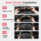 ✨🚗Universal 38cm Ringless Silk Steering Wheel Cover Printed Breathable Car Wheel Protector for All Seasons