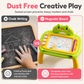 ✨ Kids Magnetic Drawing Board — Pen & 4 Stamps Included 📢