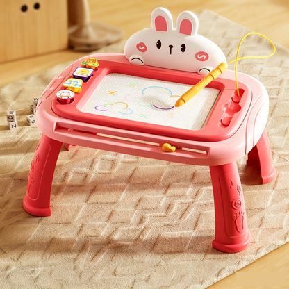 ✨ Kids Magnetic Drawing Board — Pen & 4 Stamps Included 📢