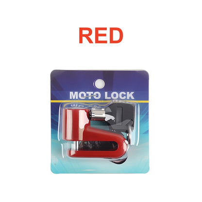 ⚙️ Heavy-Duty Disc Brake Lock – Anti-pick, Sturdy, Easy-lock 🛵