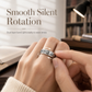 📢📢40% OFF !! ⏰Silver Titanium Steel Spinner Ring with God Is Within Her She Will Not Fall Engraving