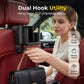 🚗🥤Headrest-Mounted Multi-Purpose Car Organizer | ABS Dual Hooks with Cup Holder🪝