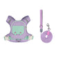 🎒 Vest Style Pet Backpack Harness – Breathable, Reflective, No-choke 🌙